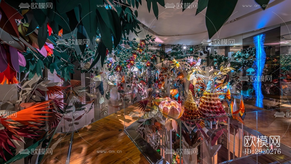 現(xiàn)代展覽展廳效果圖下載(渲染圖4)