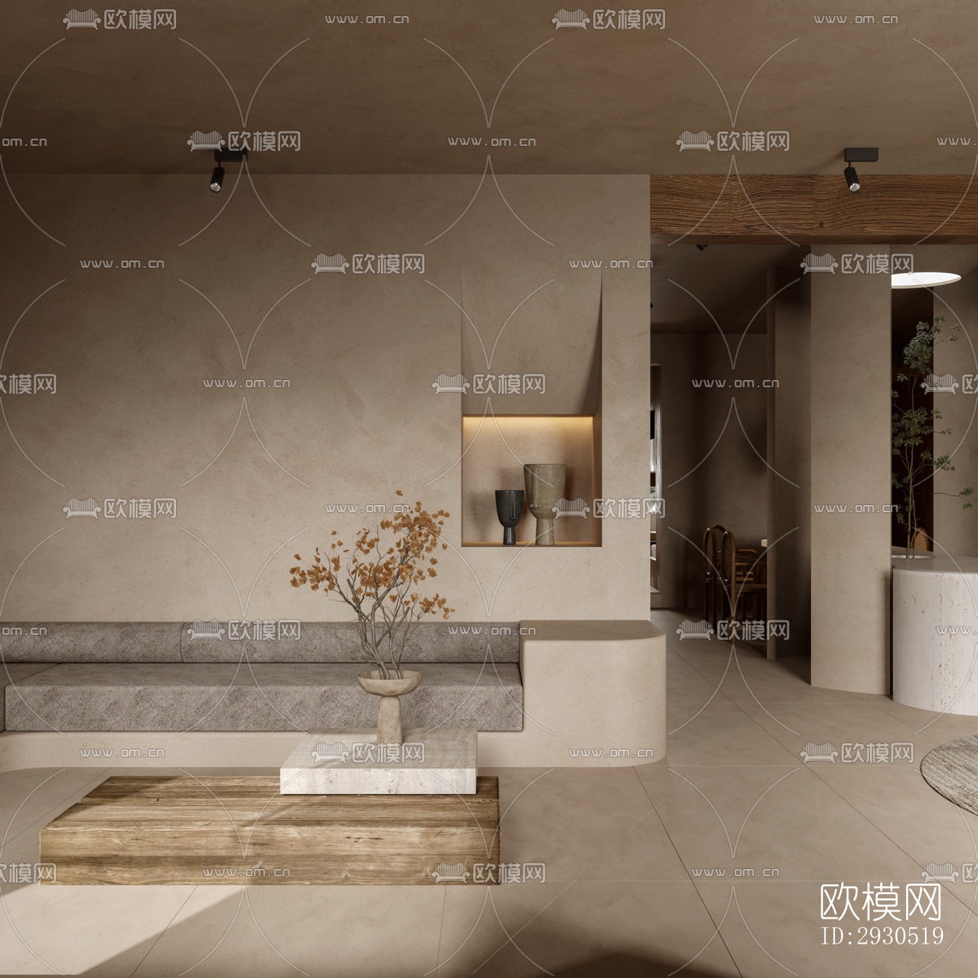 侘寂酒店民宿效果图下载（渲染图16）