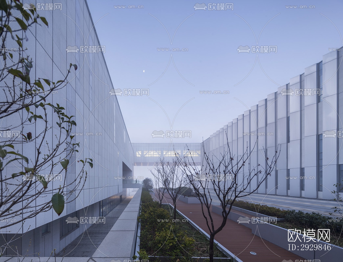 现代文体建筑效果图下载（渲染图5）