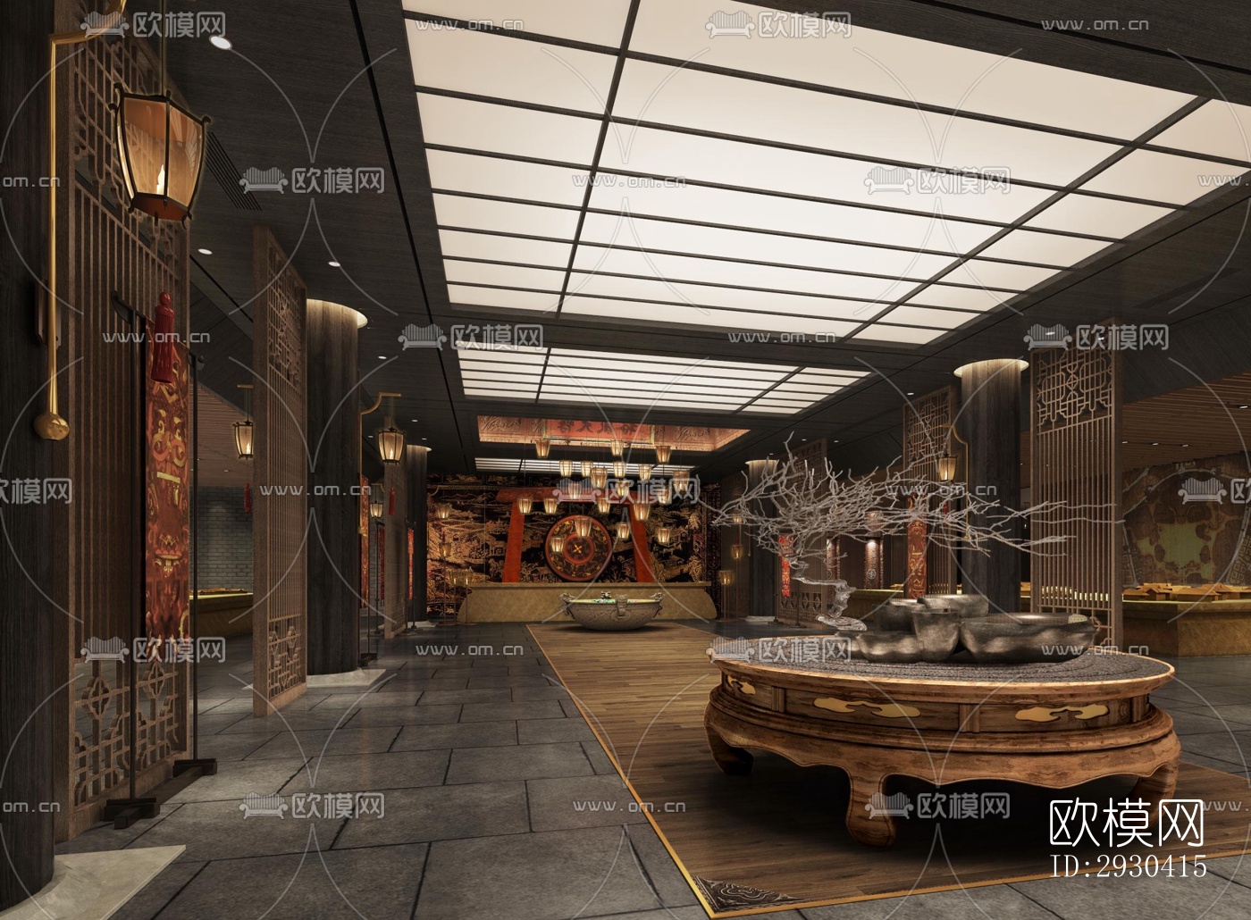 东南亚酒店民宿效果图下载（渲染图1）