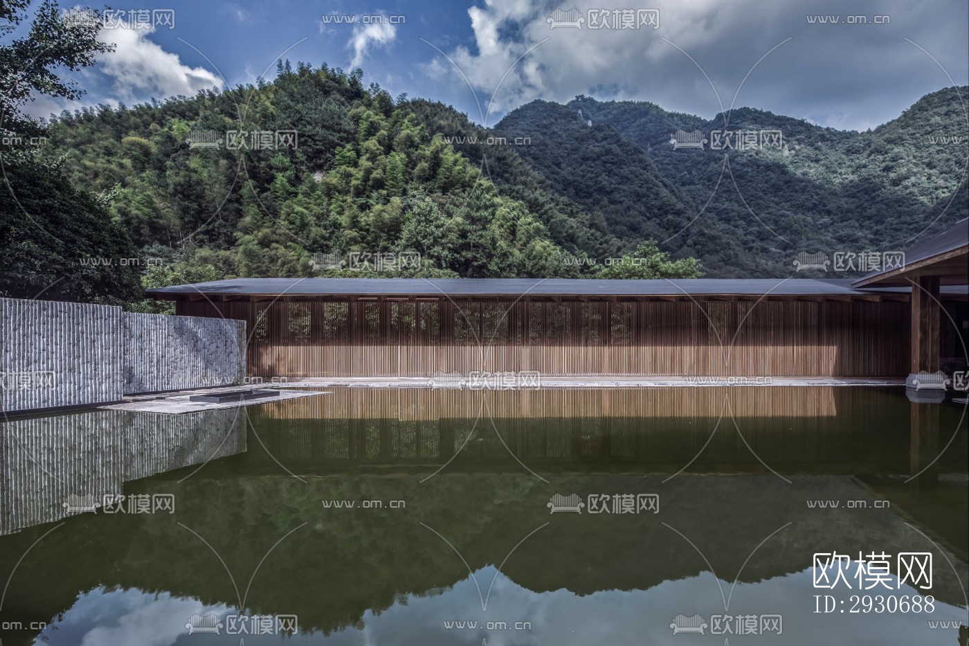 现代酒店民宿效果图下载（渲染图13）