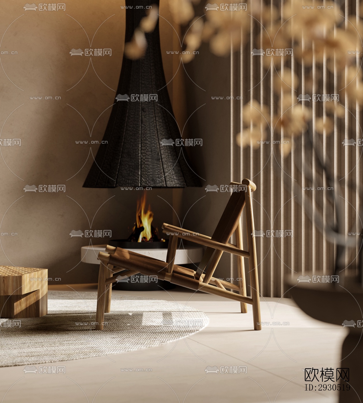 侘寂酒店民宿效果图下载（渲染图18）