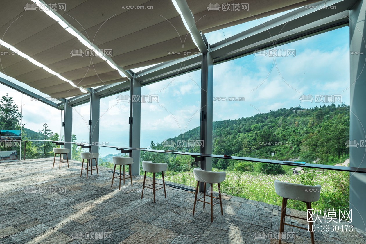 中式酒店民宿效果图下载（渲染图8）