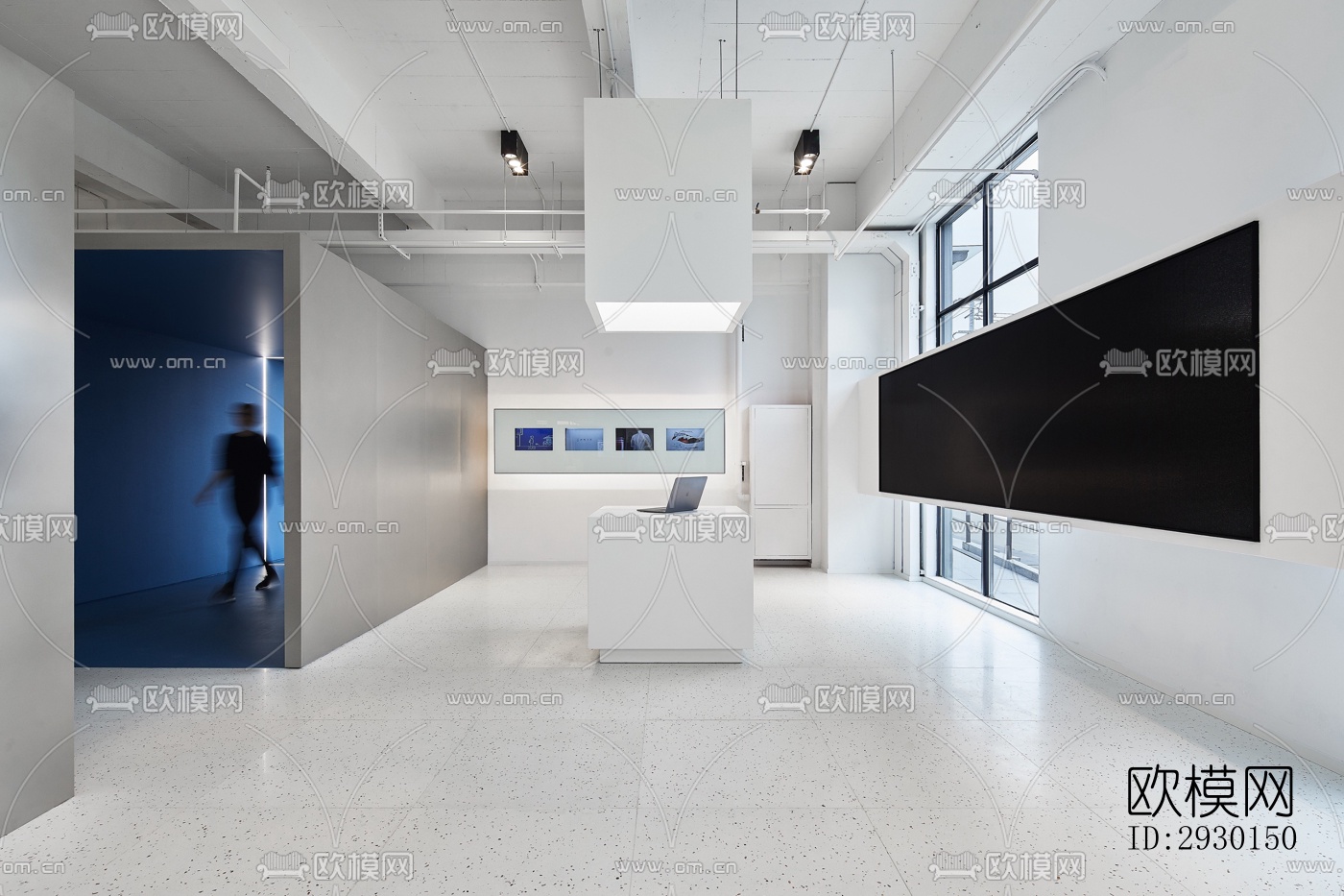 现代展览展厅效果图下载（渲染图5）