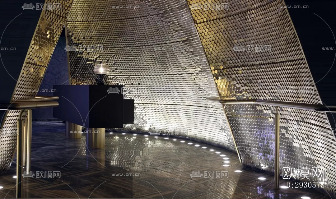 后现代酒店民宿效果图下载（渲染图14）