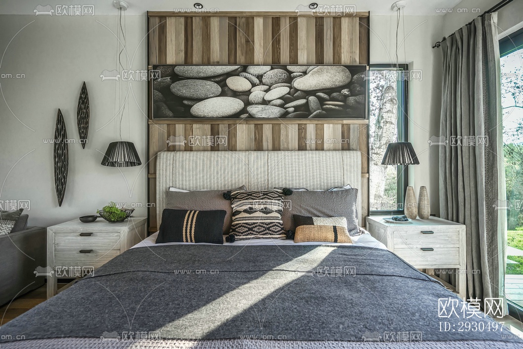 侘寂酒店民宿效果图下载（渲染图12）