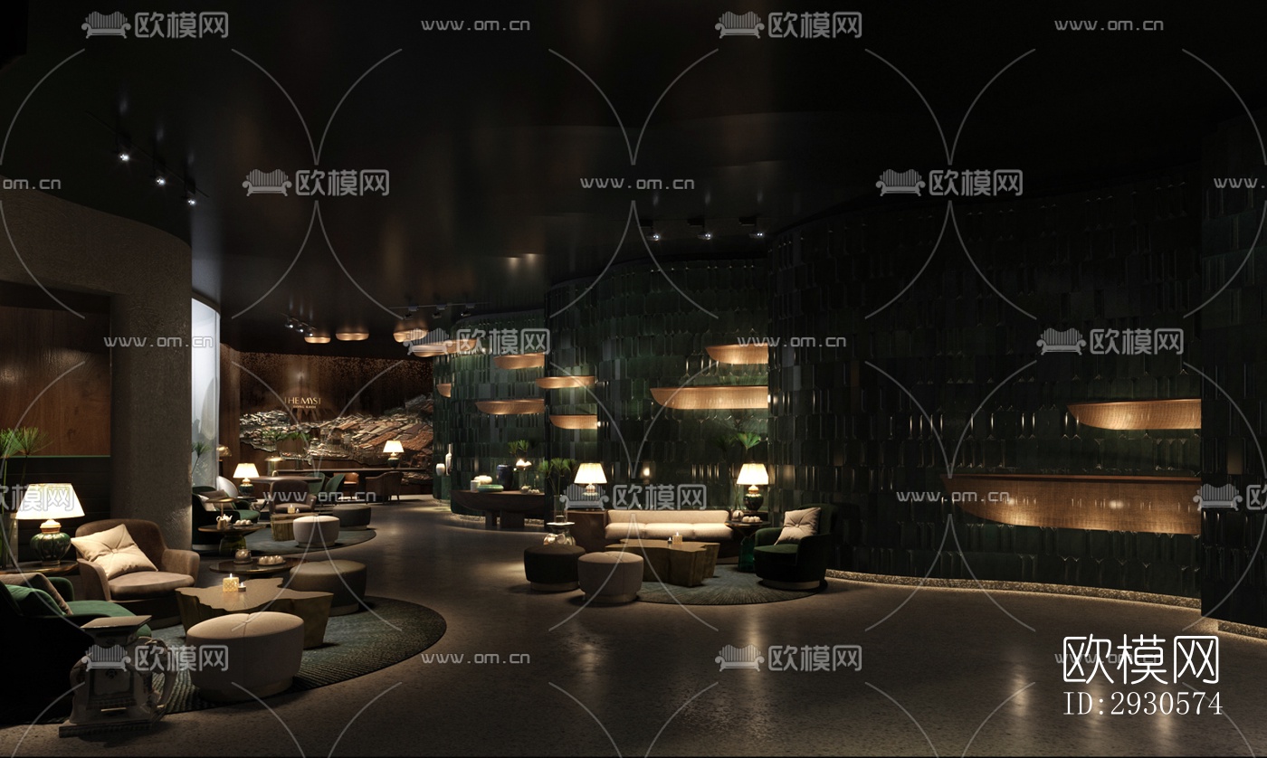 后现代酒店民宿效果图下载（渲染图5）