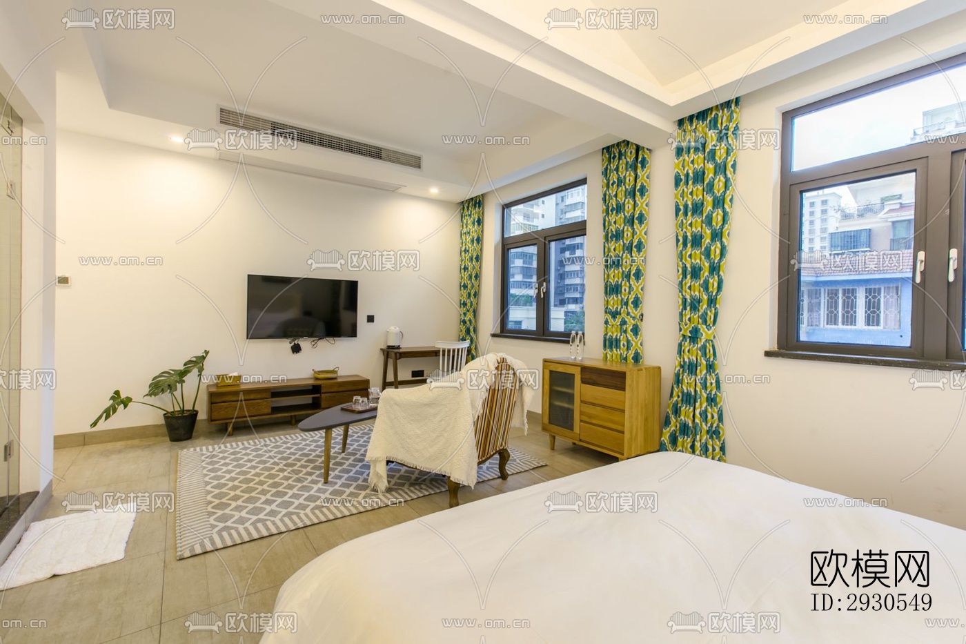 北欧酒店民宿效果图下载（渲染图11）