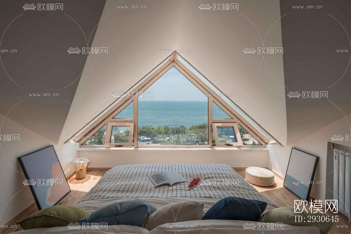 现代酒店民宿效果图下载（渲染图11）