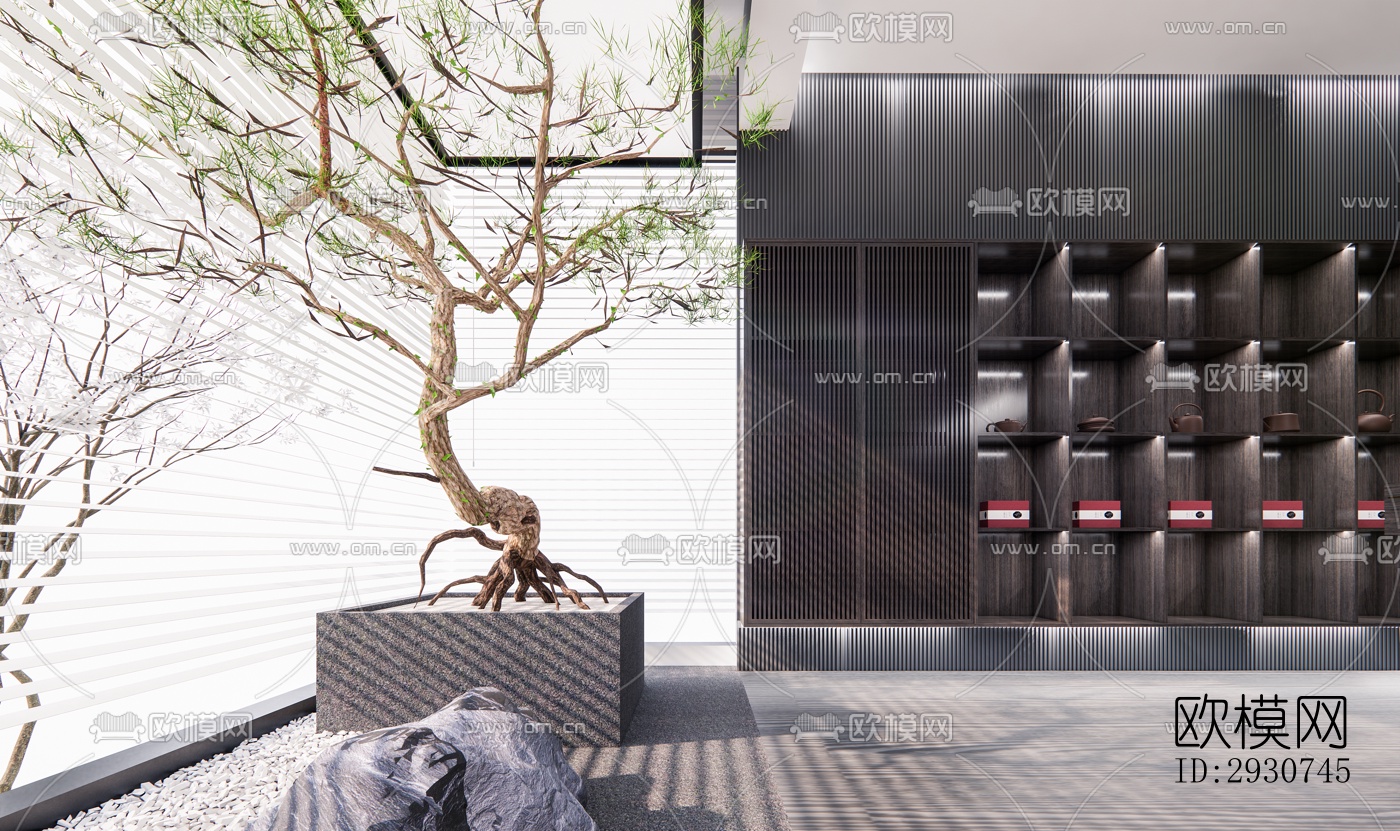 中式零售店铺效果图下载（渲染图7）