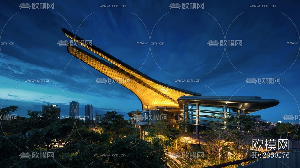 現(xiàn)代展覽展廳效果圖下載(渲染圖1)