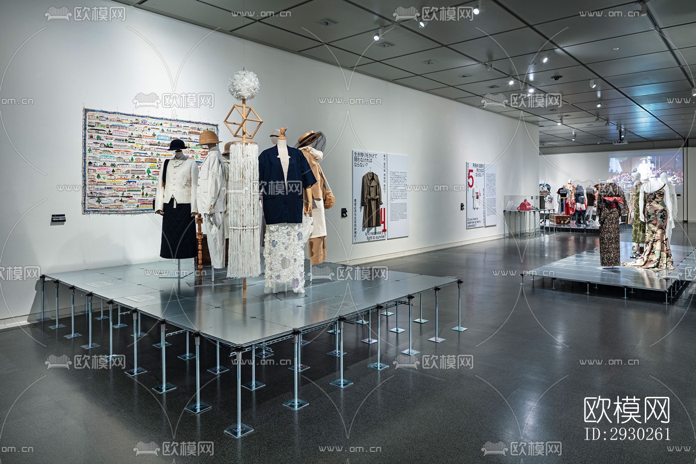 现代展览展厅效果图下载（渲染图15）