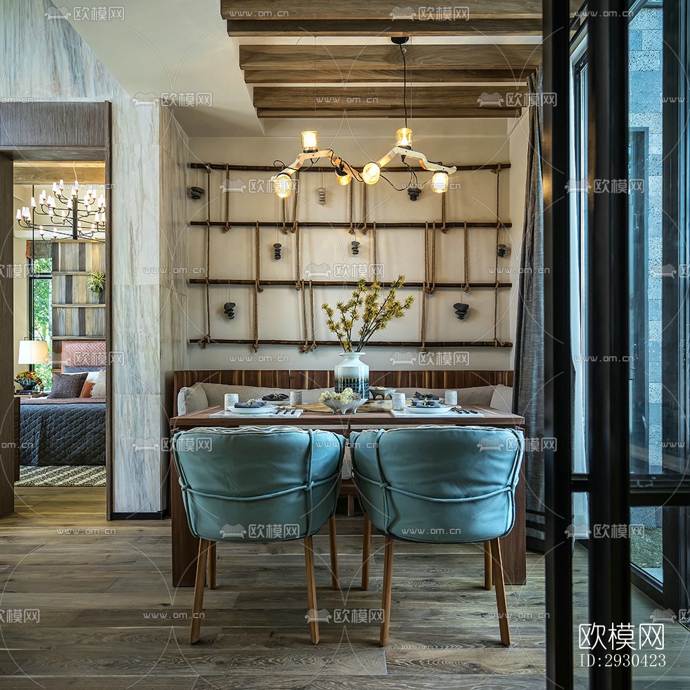 东南亚酒店民宿效果图下载（渲染图4）