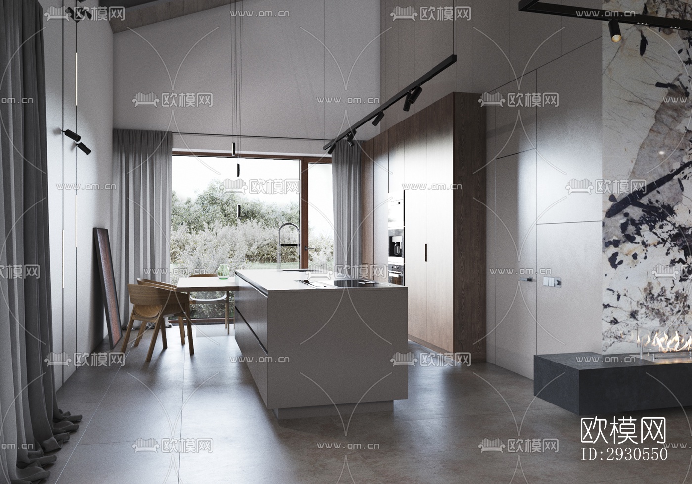 北欧酒店民宿效果图下载（渲染图4）