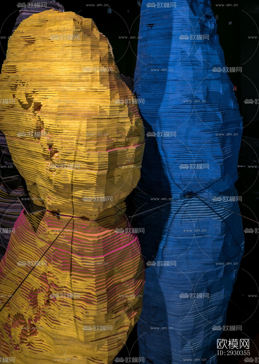 现代展览展厅效果图下载（渲染图9）