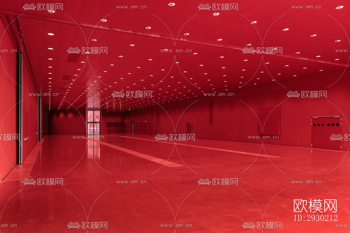 现代展览展厅效果图下载（渲染图8）