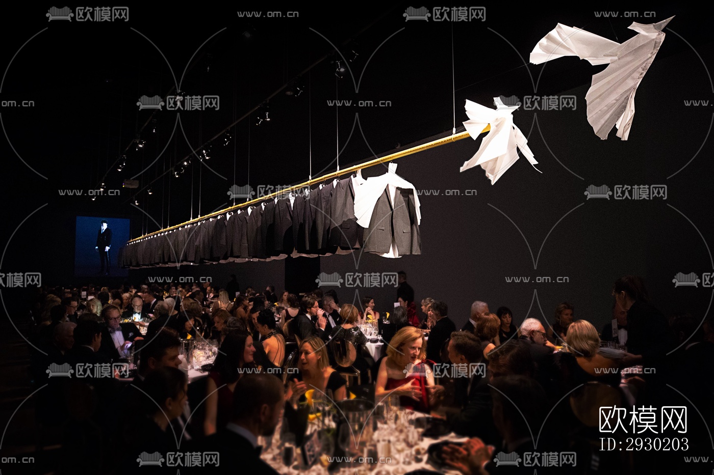 现代展览展厅效果图下载（渲染图6）