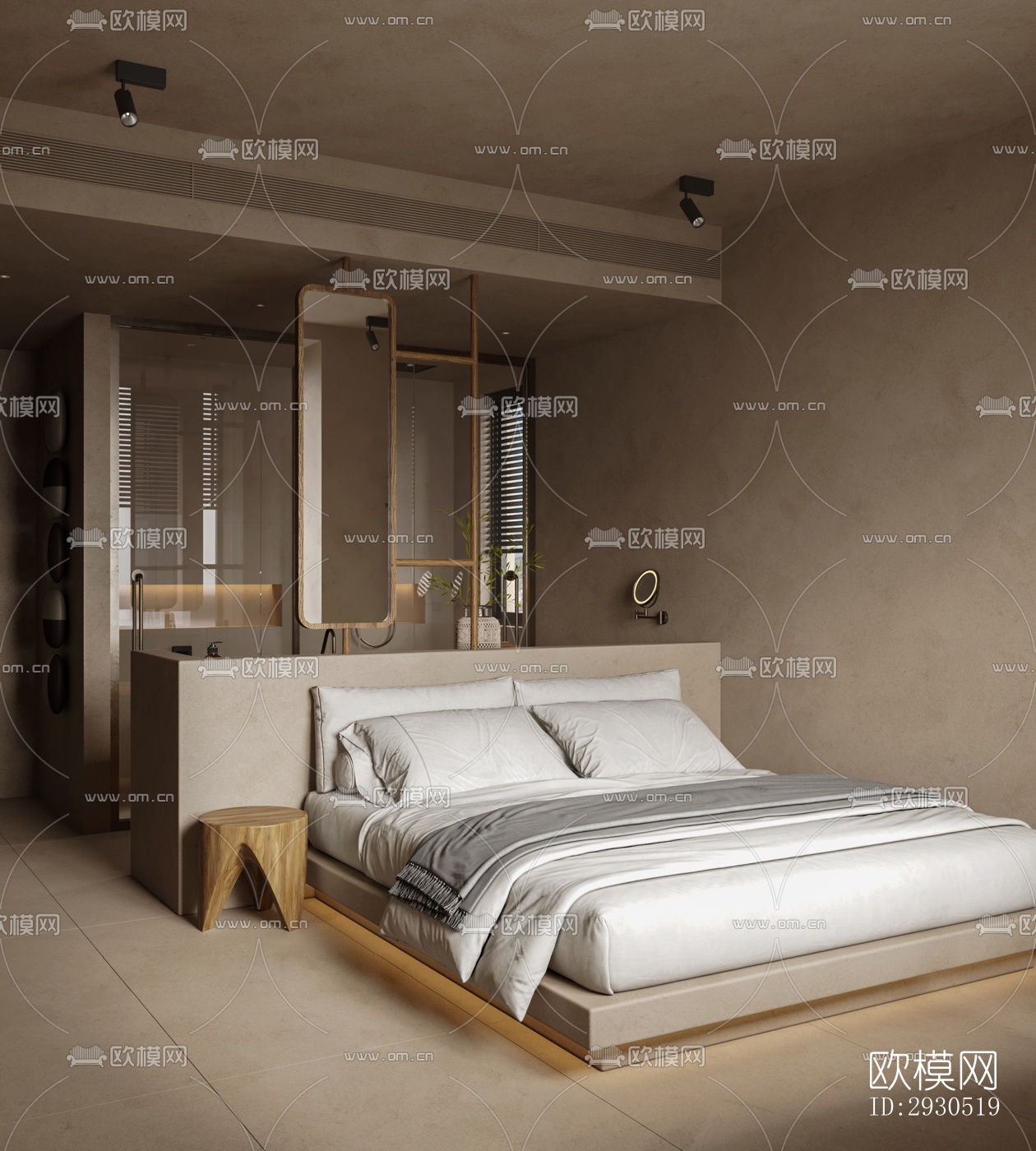 侘寂酒店民宿效果图下载（渲染图6）