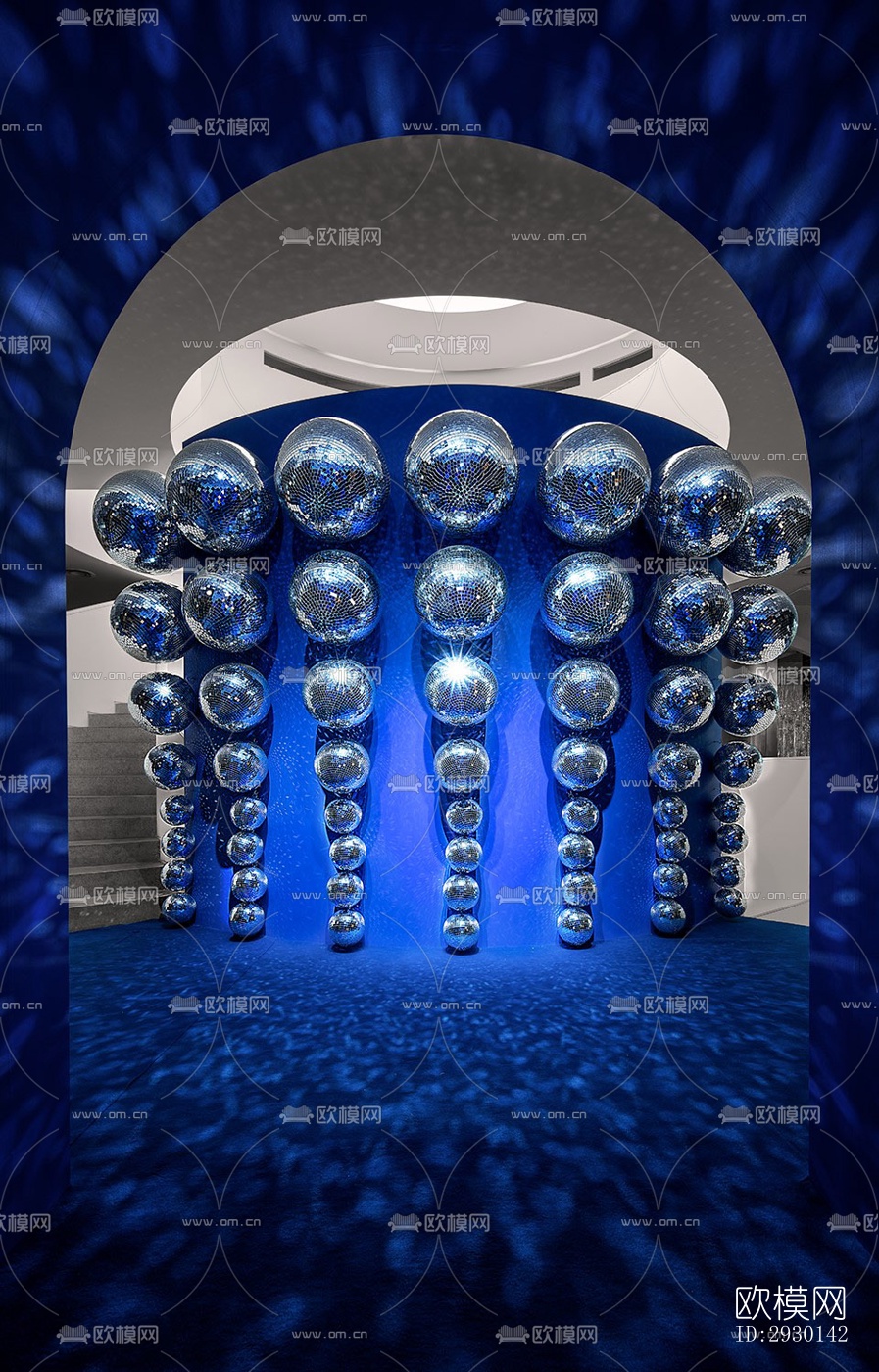 现代展览展厅效果图下载（渲染图9）