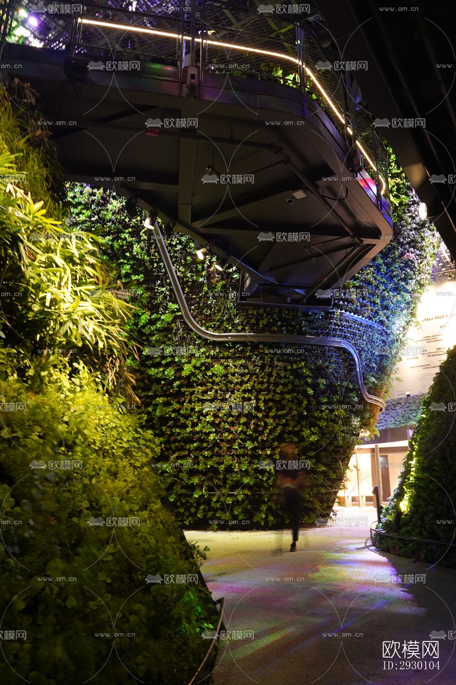 工业风展览展厅效果图下载（渲染图2）