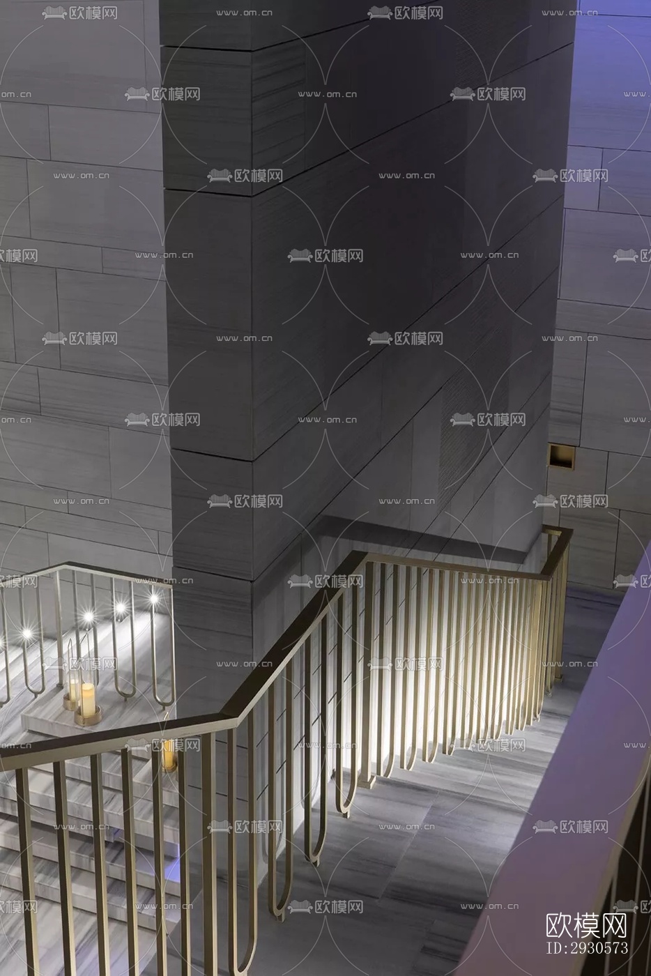 后现代酒店民宿效果图下载（渲染图10）