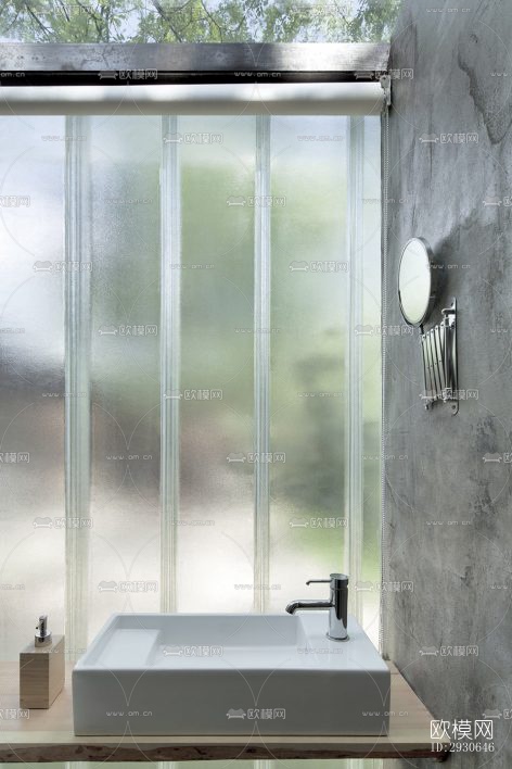 现代酒店民宿效果图下载（渲染图15）