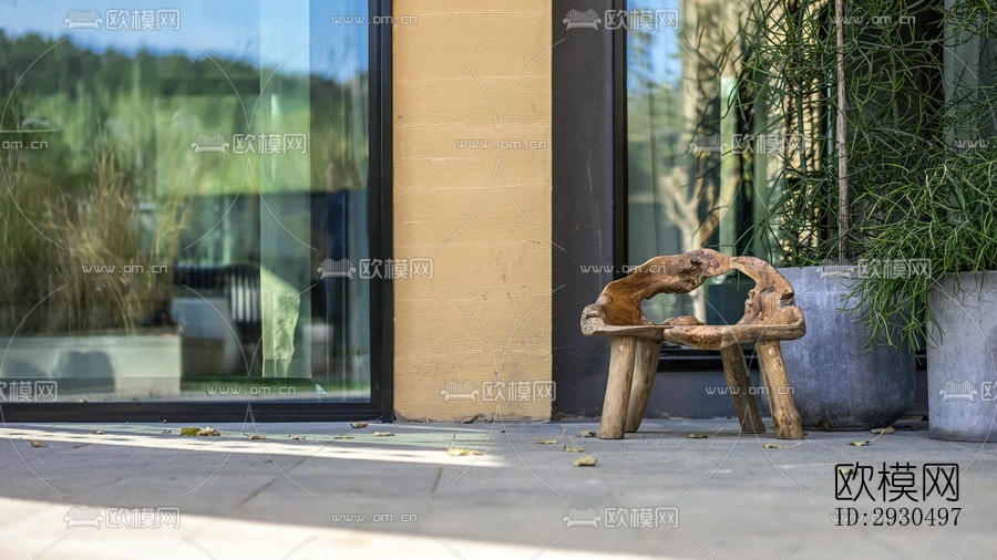 侘寂酒店民宿效果图下载（渲染图2）