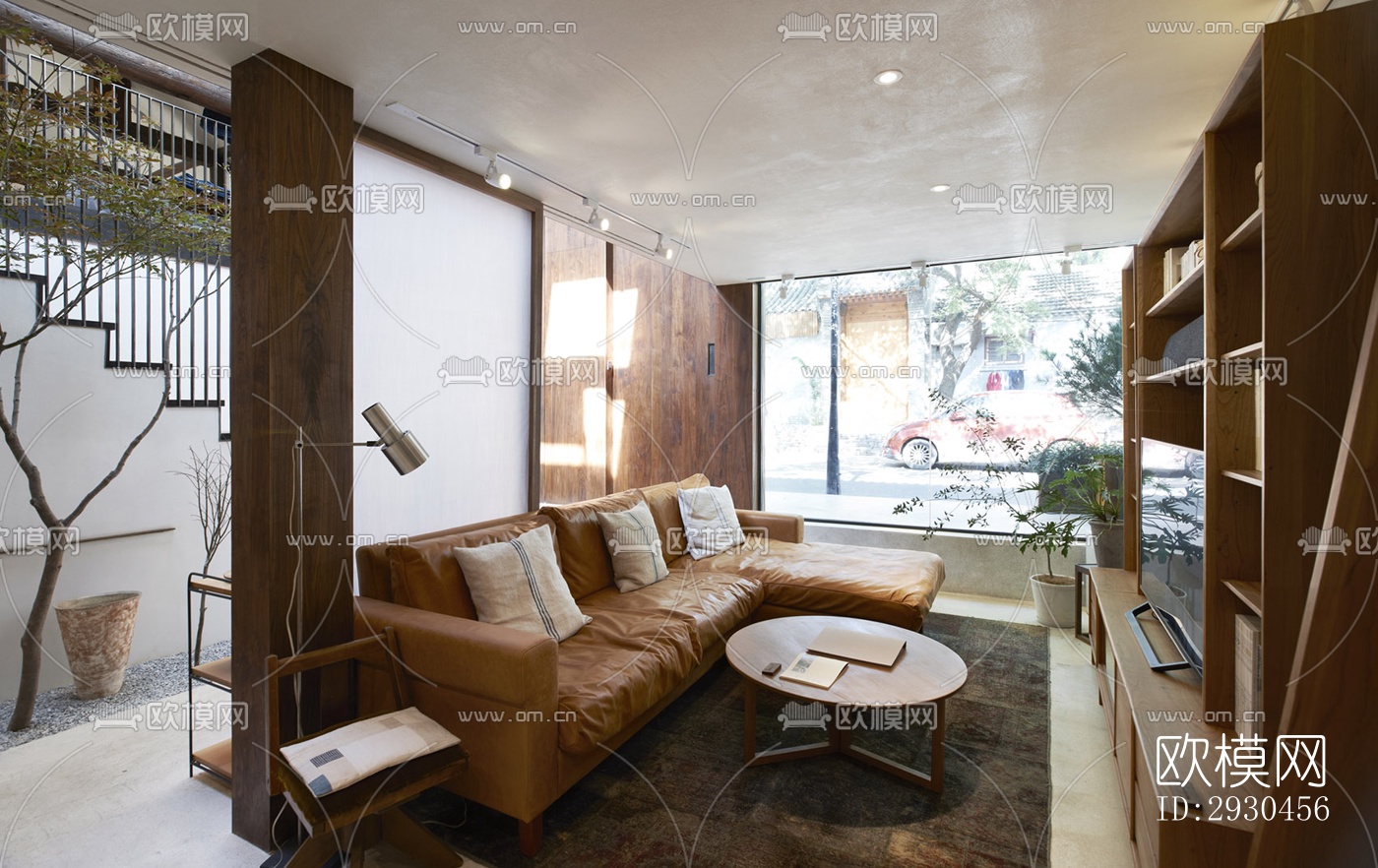 中式酒店民宿效果图下载（渲染图6）