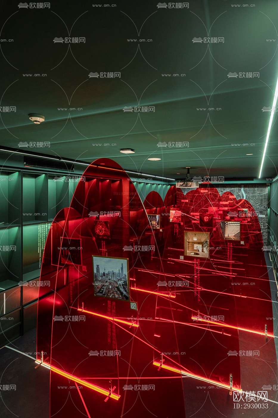 后现代展览展厅效果图下载（渲染图15）