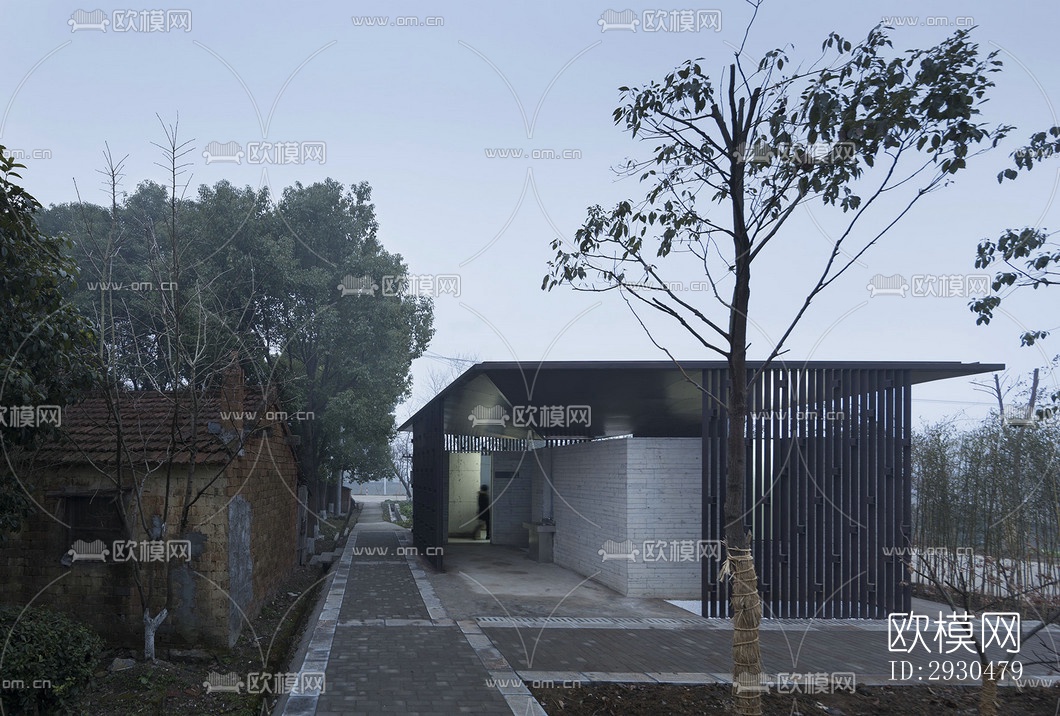 中式酒店民宿效果图下载（渲染图18）