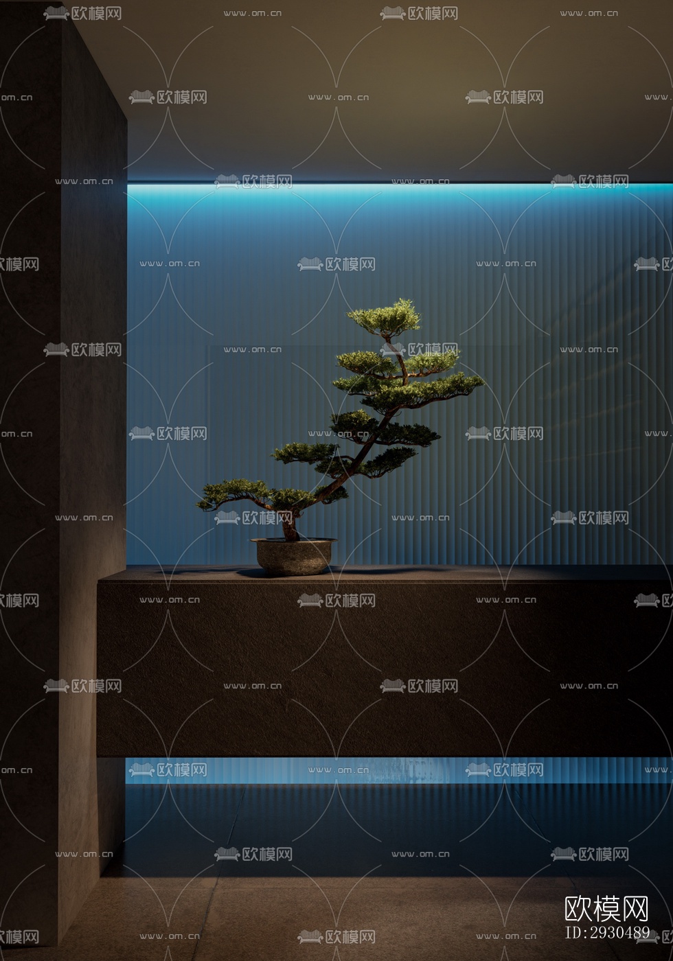 中式酒店民宿效果图下载（渲染图16）