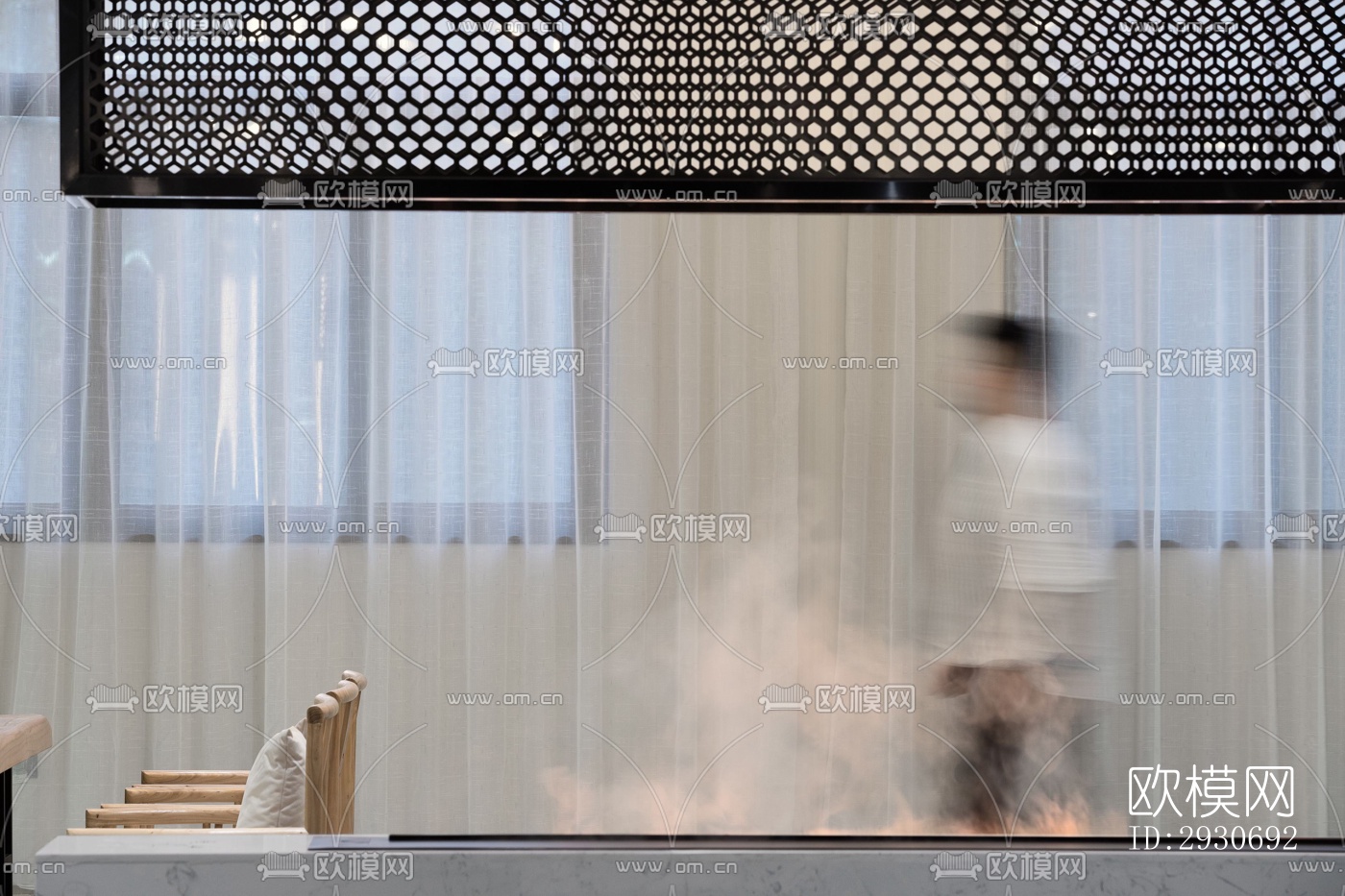 现代酒店民宿效果图下载（渲染图2）