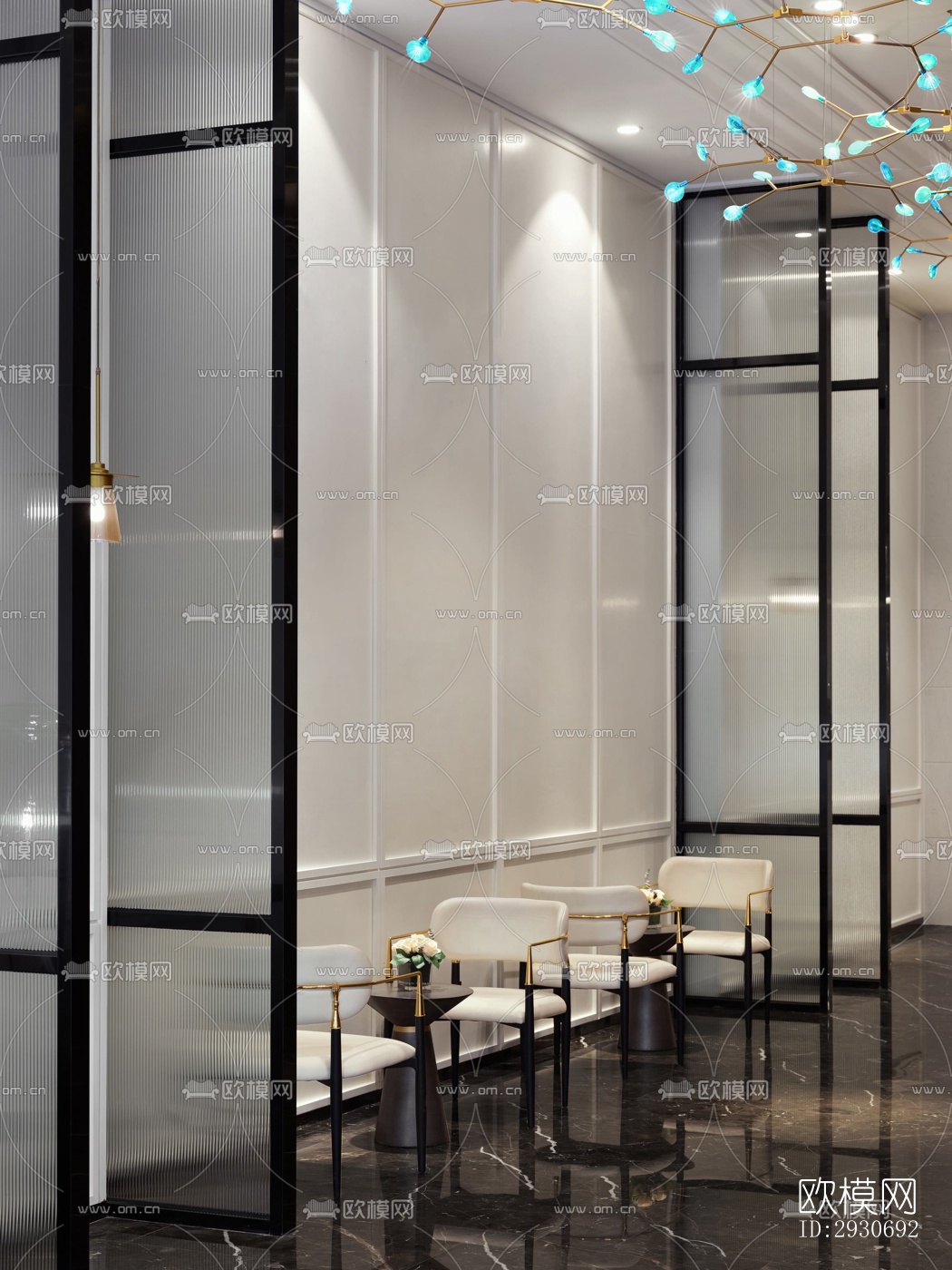 现代酒店民宿效果图下载（渲染图14）