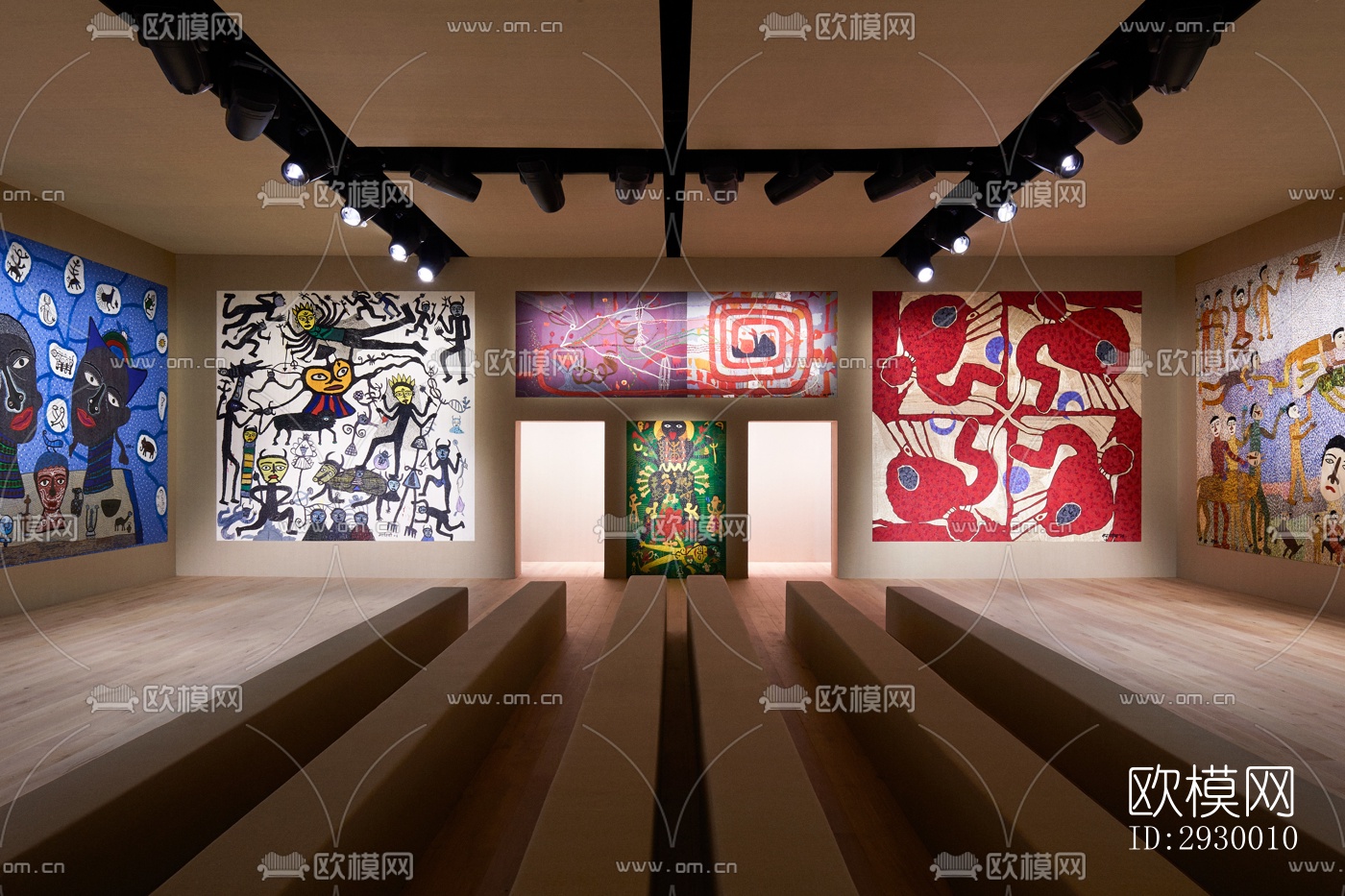 东南亚展览展厅效果图下载（渲染图7）