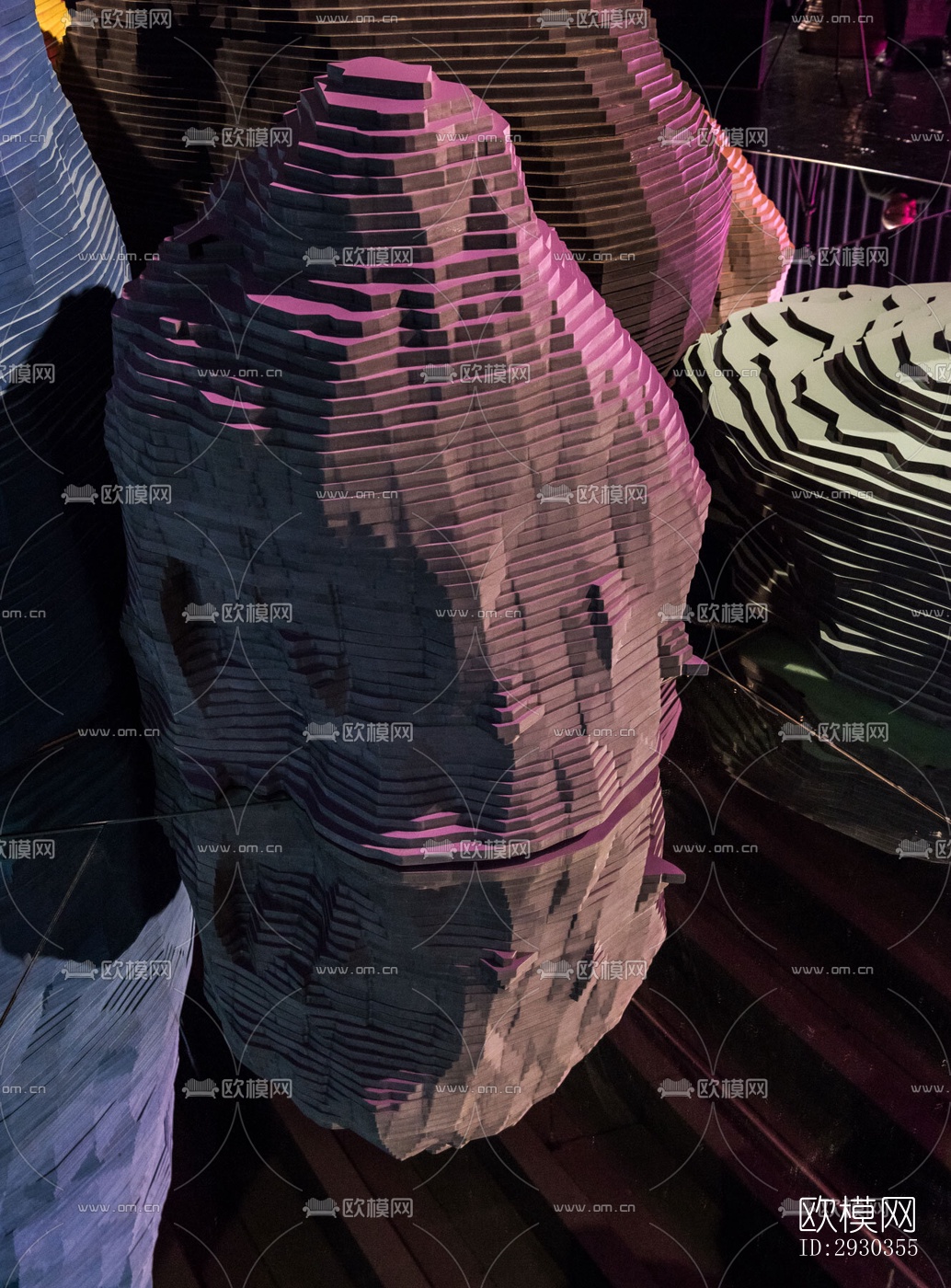 现代展览展厅效果图下载（渲染图5）