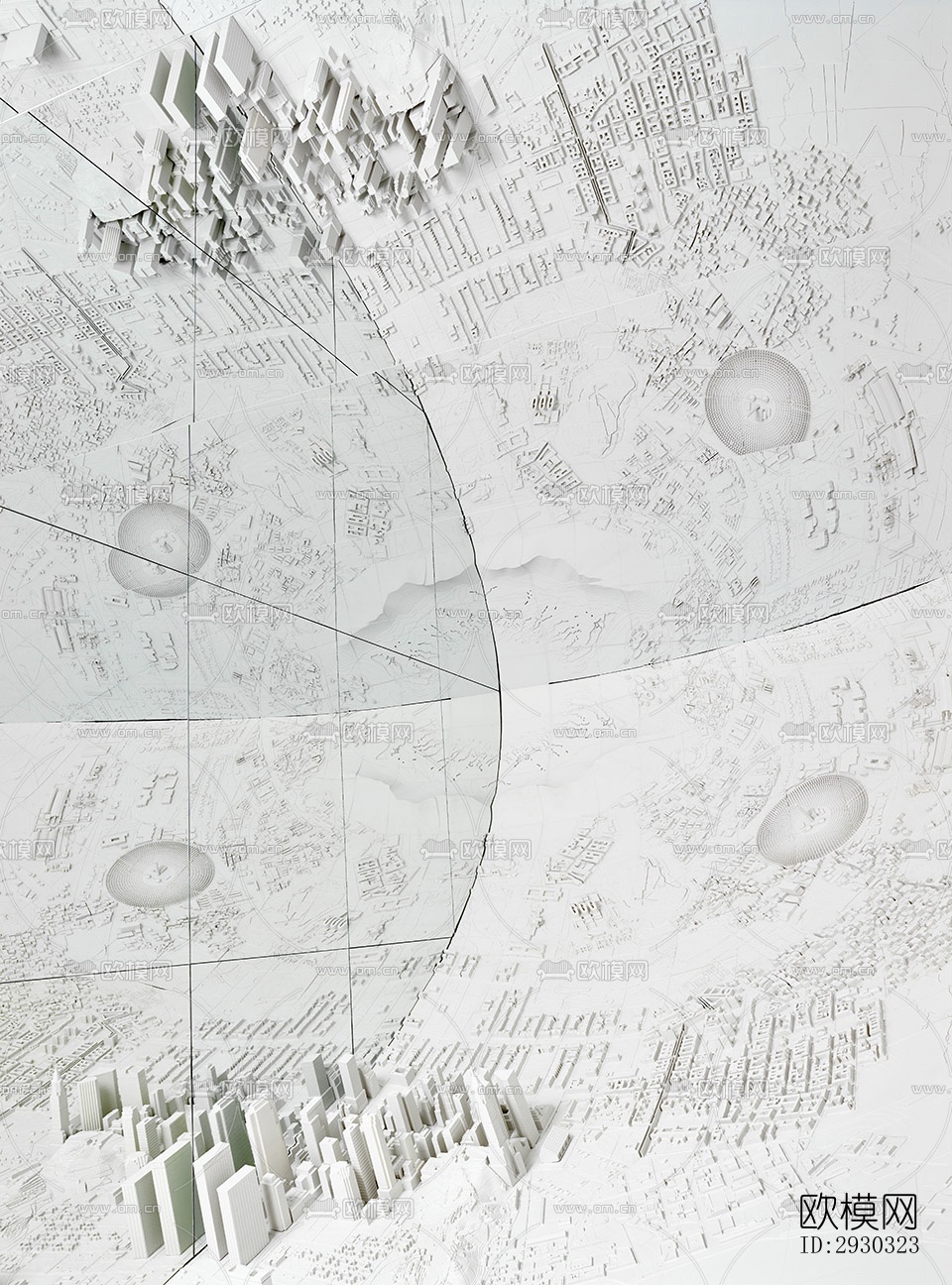 现代展览展厅效果图下载（渲染图7）