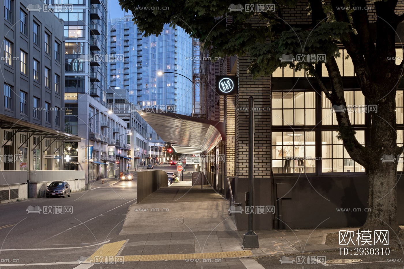 现代展览展厅效果图下载（渲染图13）