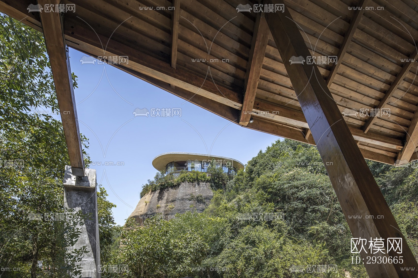 现代酒店民宿效果图下载（渲染图10）