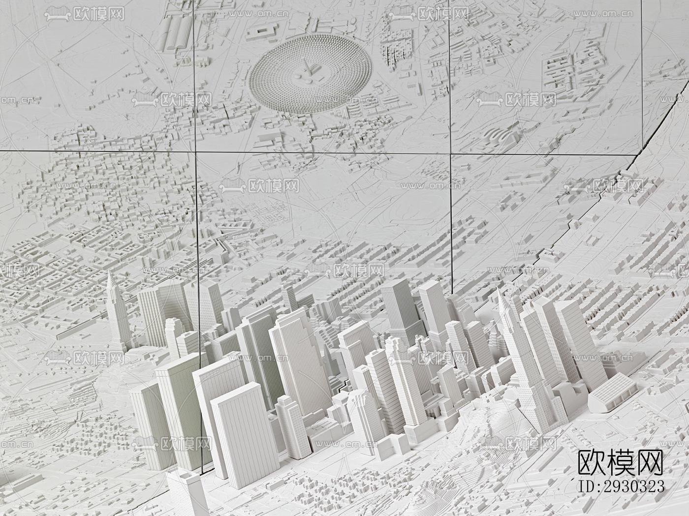 现代展览展厅效果图下载（渲染图9）