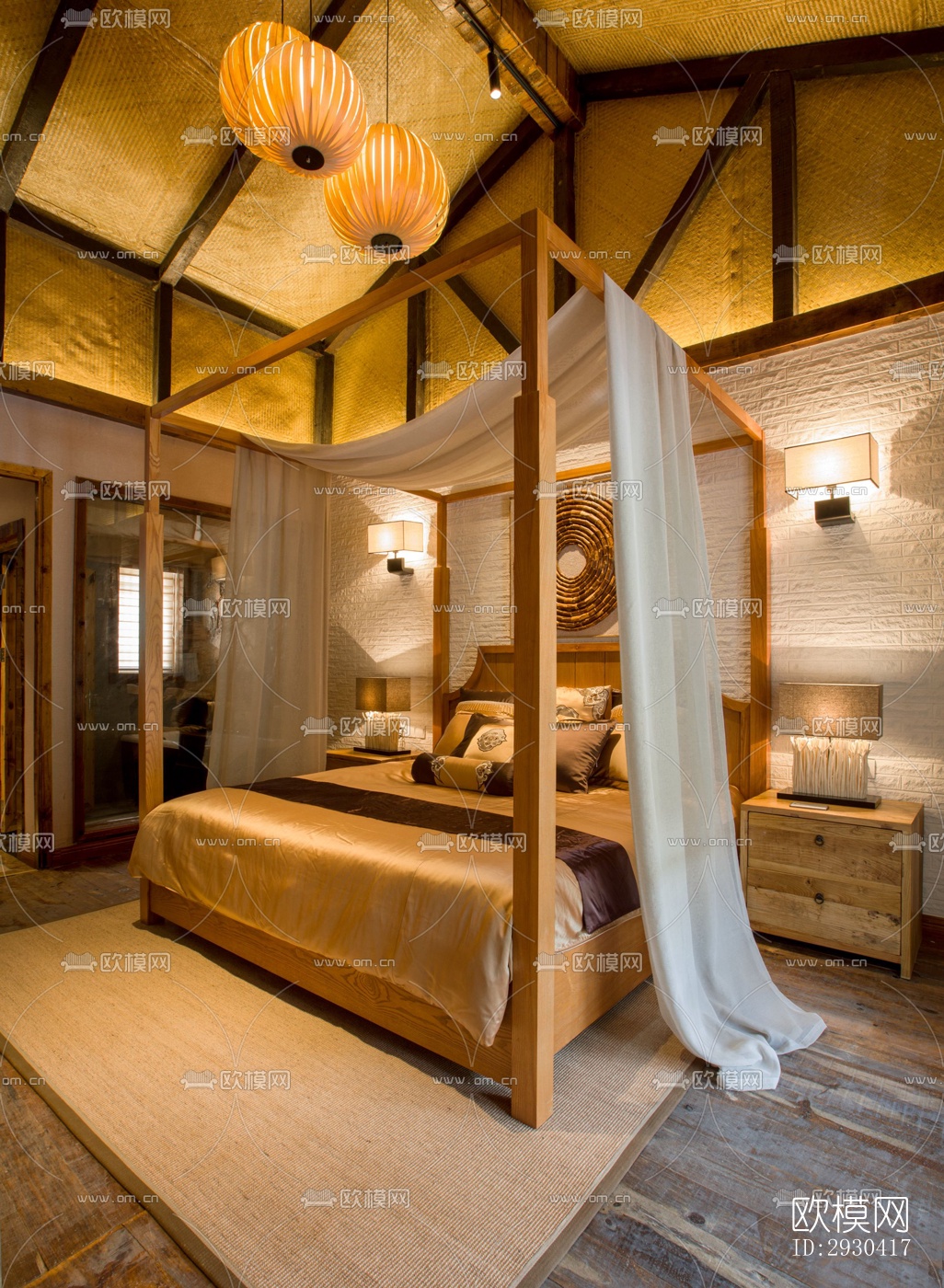 东南亚酒店民宿效果图下载（渲染图8）