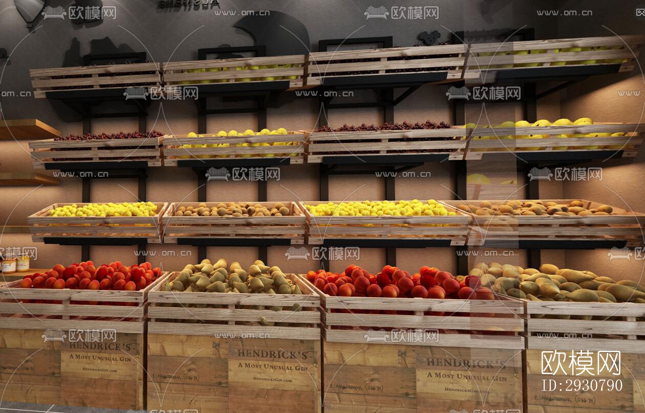 现代零售店铺效果图下载（渲染图4）