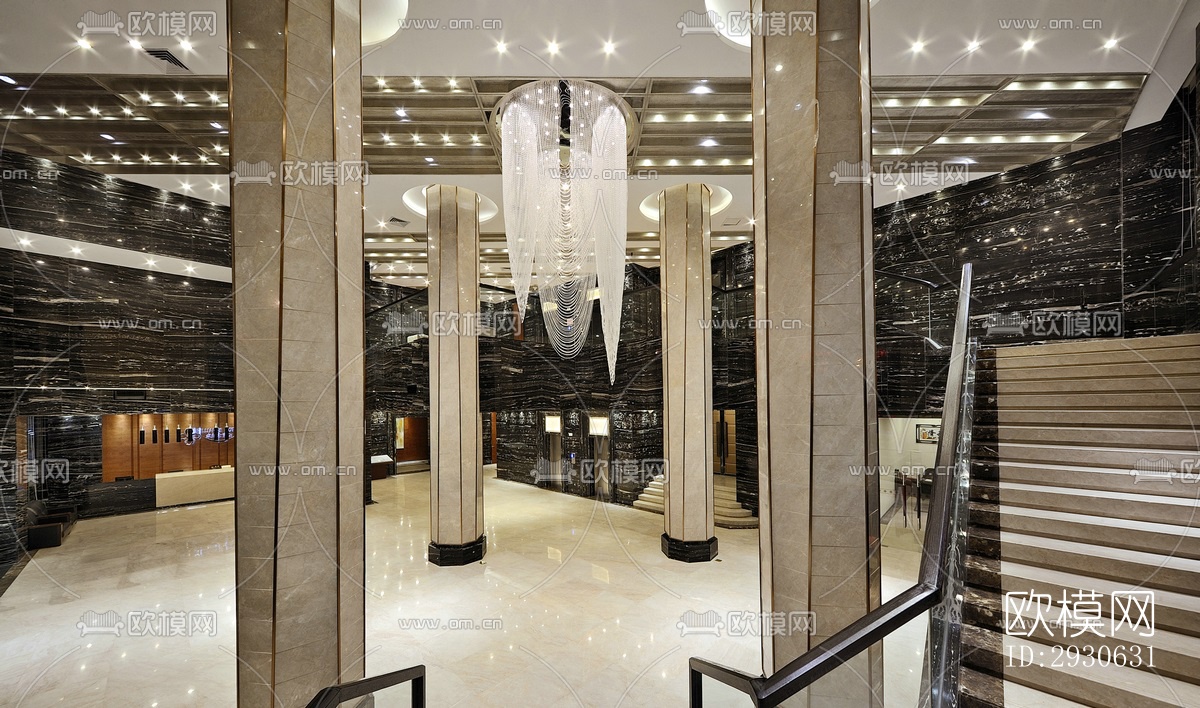 欧式酒店民宿效果图下载（渲染图13）