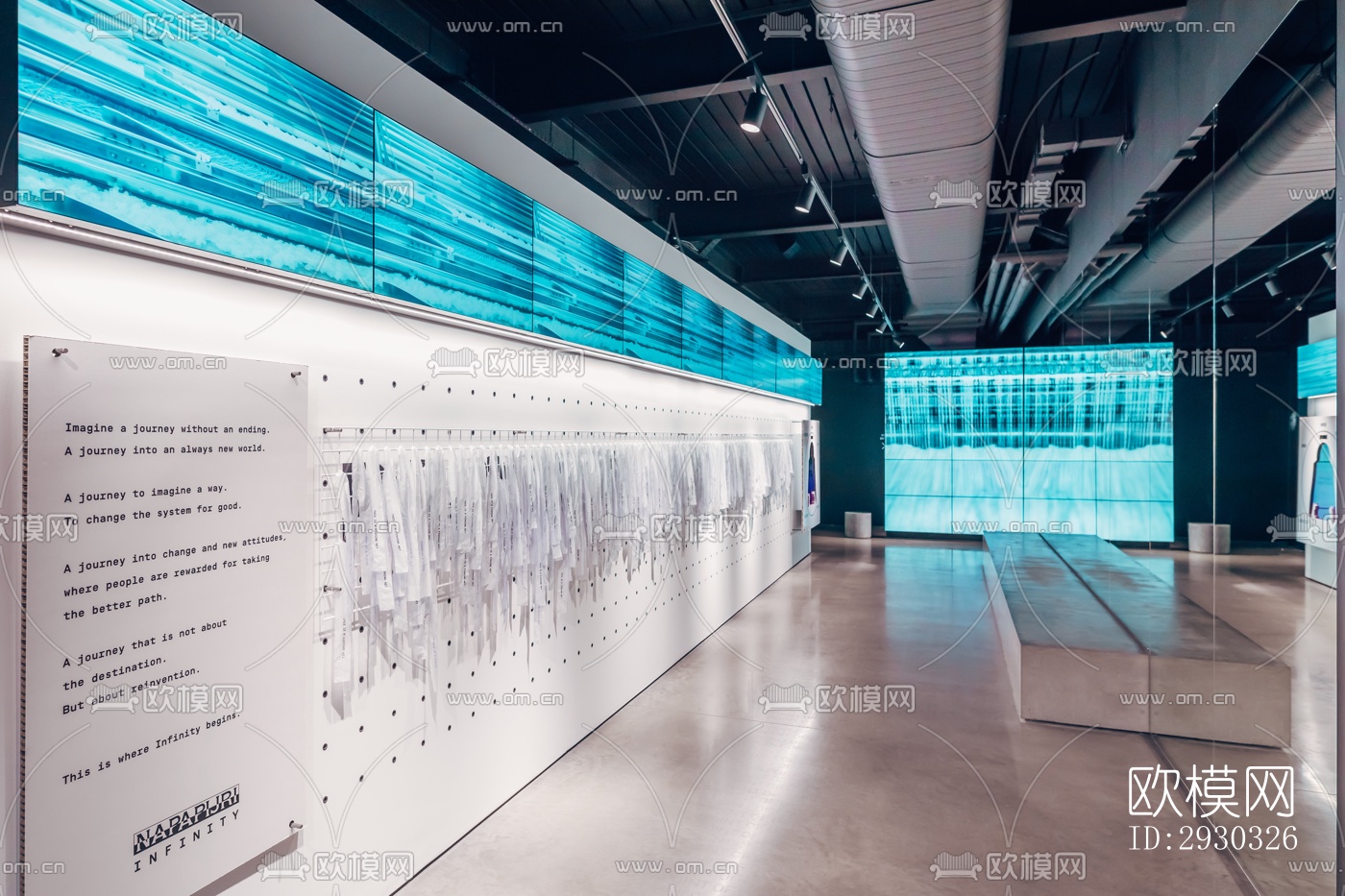 现代展览展厅效果图下载（渲染图5）