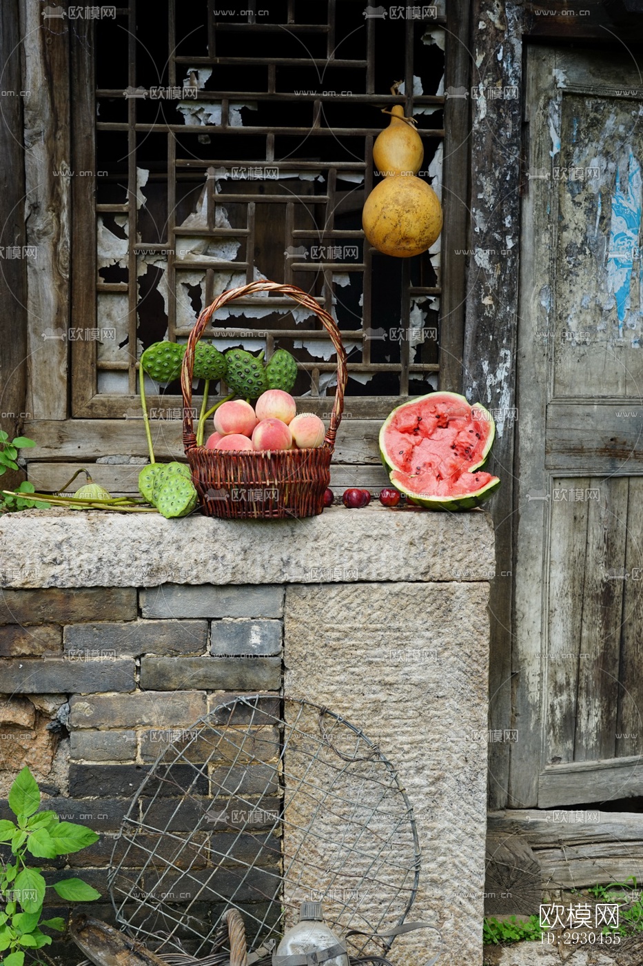 中式酒店民宿效果图下载（渲染图5）