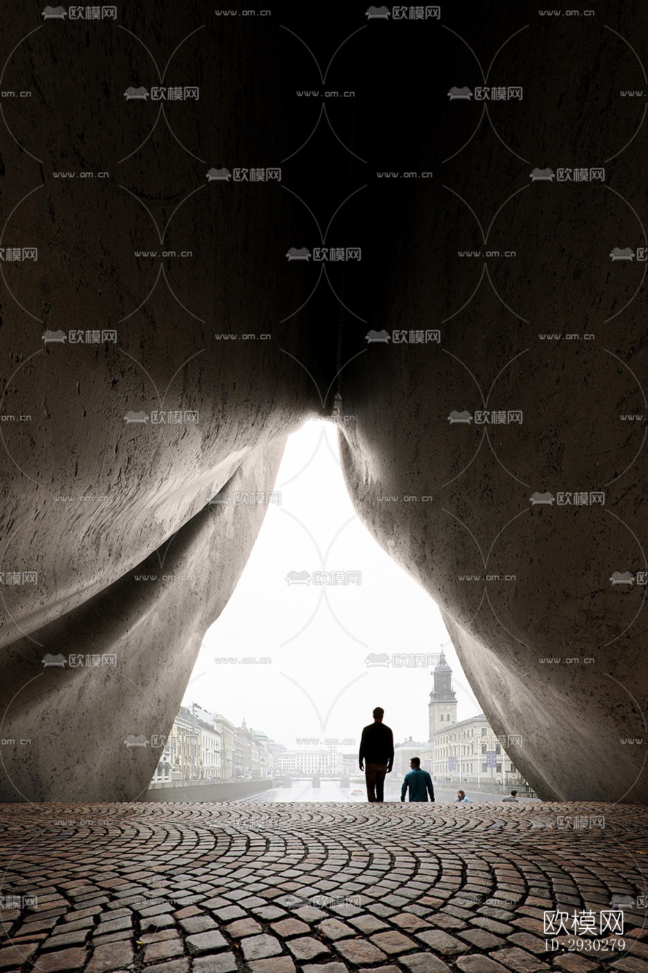 现代展览展厅效果图下载（渲染图10）