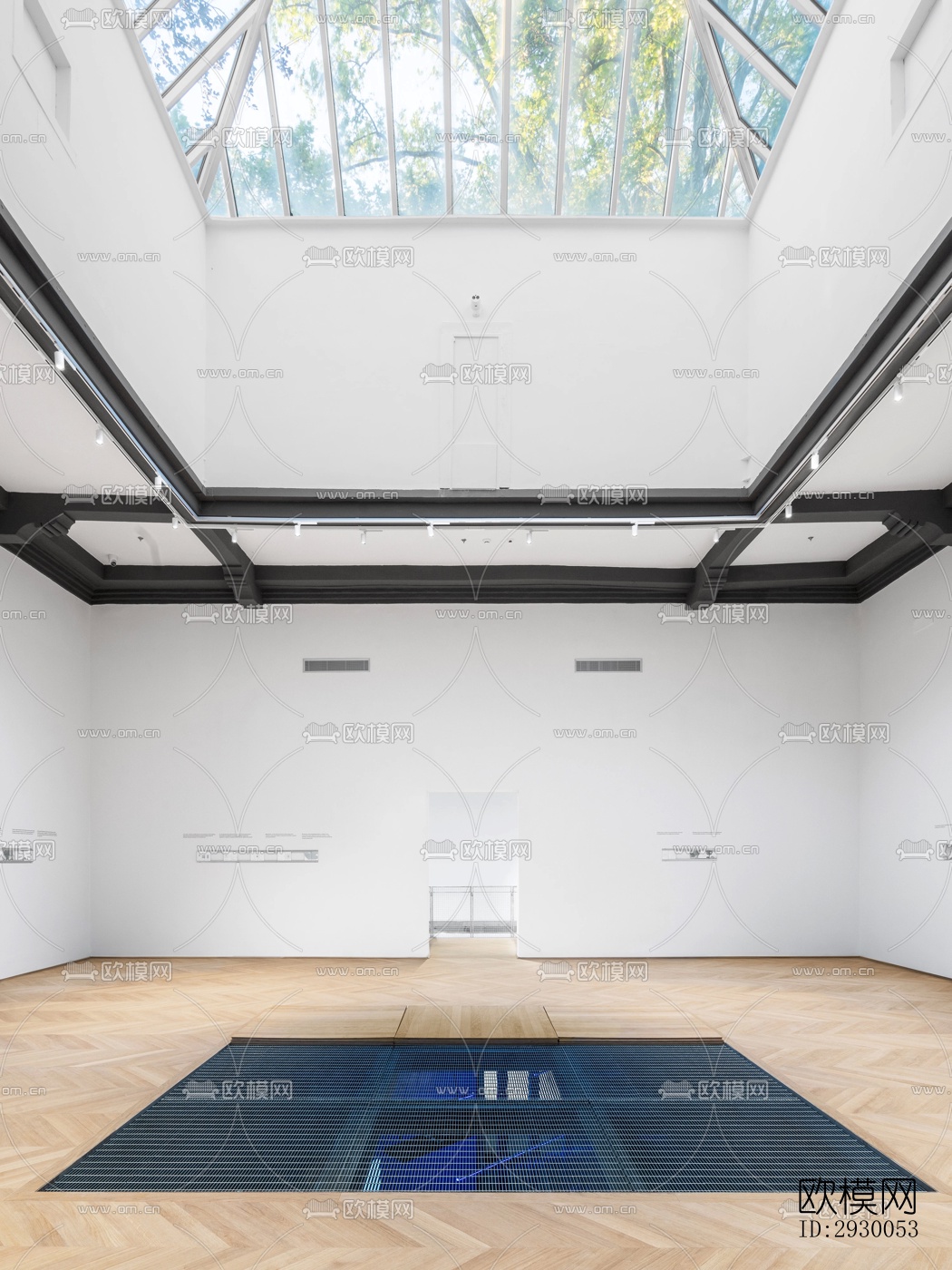 工业风展览展厅效果图下载（渲染图6）