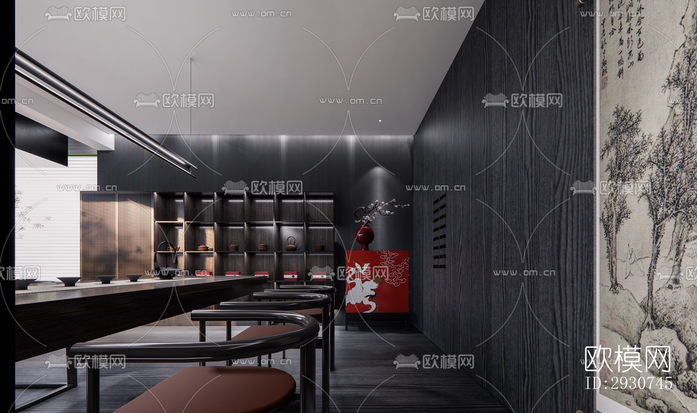 中式零售店铺效果图下载（渲染图14）