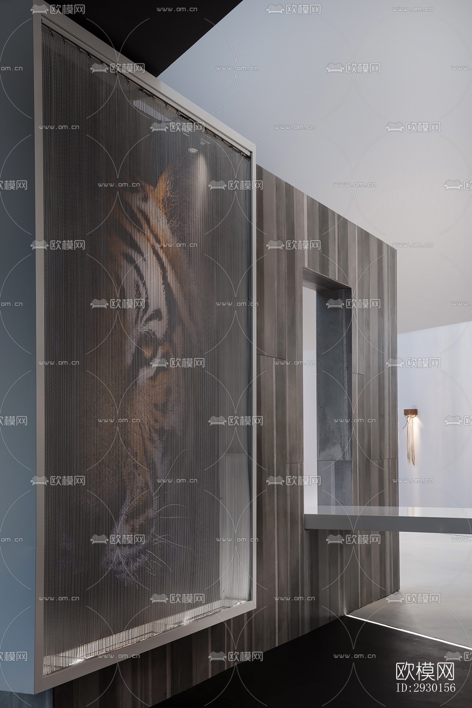 现代展览展厅效果图下载（渲染图5）