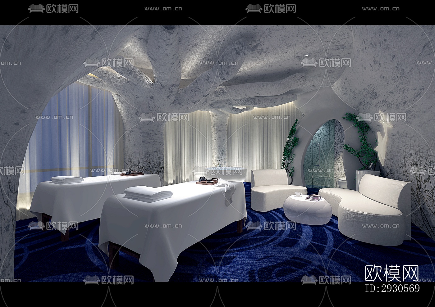 后现代酒店民宿效果图下载（渲染图8）