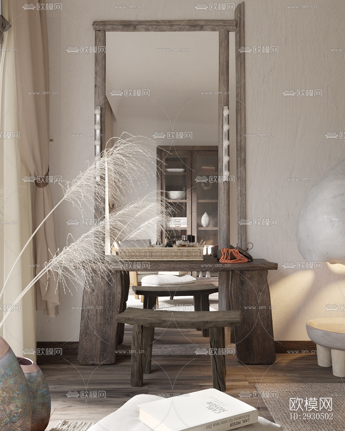 侘寂酒店民宿效果图下载（渲染图10）